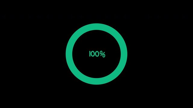 Modern Ring Loading Screen UI Graphic Element Pack (Alpha Channel)