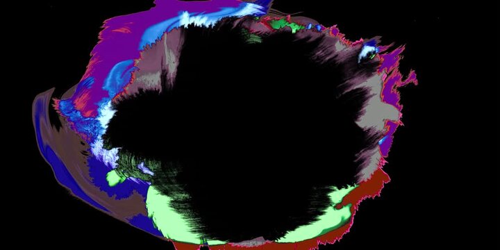 ink transition splatter blot spreading left to right turbulent moving abstract painting animation background new cool nice motion dynamic beautiful 3d rendering 4k footage