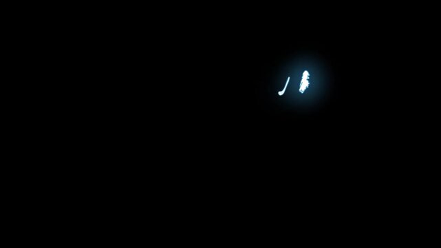 Bright blue electric lightning strike, glowing thunder flash, powerful energy burst, animated storm effect on black background, electric bolt overlay, VFX compositing for video 4k