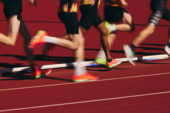 Motion Blur Track Race