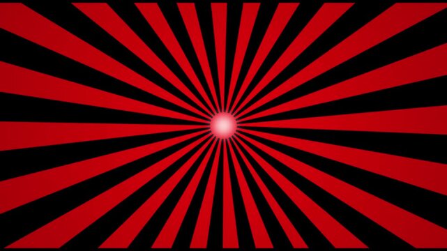 Rotating red sunburst background. with radial stripes.Wine Red Animated Spiral Cartoon Backgrounds.4k