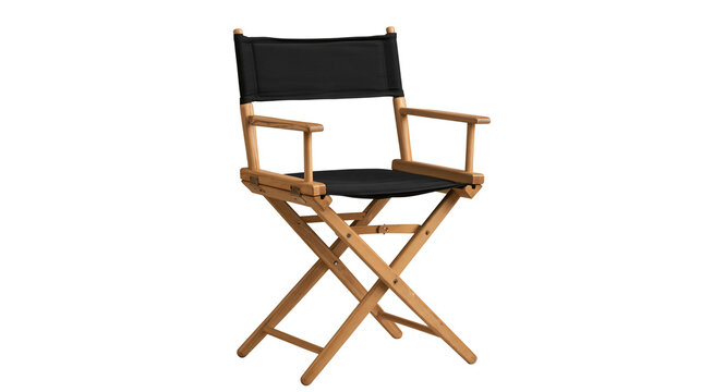 Director chair isolated on transparent background
