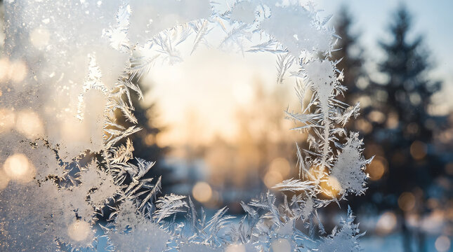 A beautiful winter wonderland scene evokes the magic and joy of the christmas holiday season