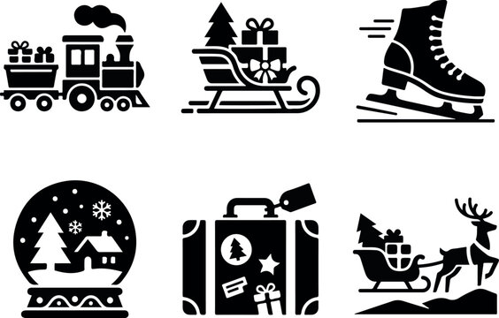 King and Queen Crown Icons Set, Royal Crown Symbols and Silhouette Vector Illustration Collection for Vintage, Business and Decorative Design