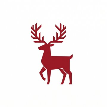 christmas deer vector illustration