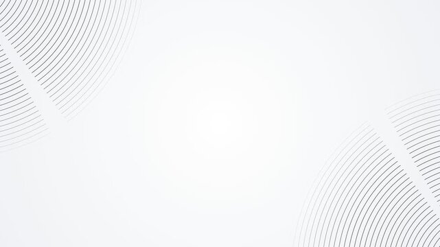 Abstract radial lines pattern on a clean white background