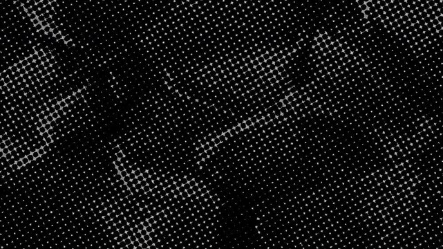 Grunge halftone texture background with stylish urban overlay for video editing