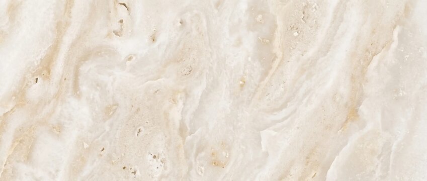 Alabaster creamy stone texture with soft mineral swirls. Elegant beige marble and onyx background