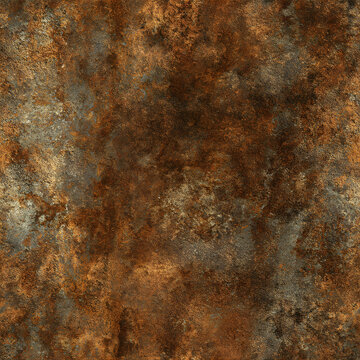 Steel Rust Heavy Patina Seamless Texture