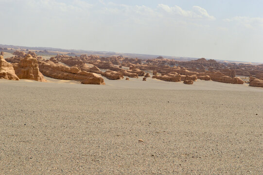 Yardang landforms, Dunhuang Yardang National Geopark