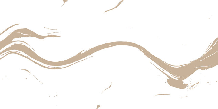 Abstract beige and white minimalistic fluid marble texture background with elegant flowing wave vector illustration design.