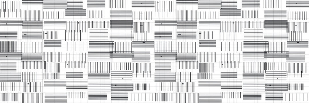 Geometric line pattern on transparent grid for abstract backgrounds.
