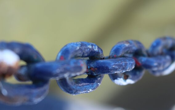 close up of chain