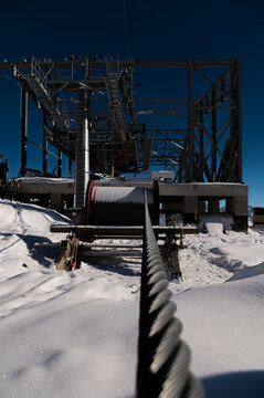 Industrial Cable and Ski Lift Construction Structure