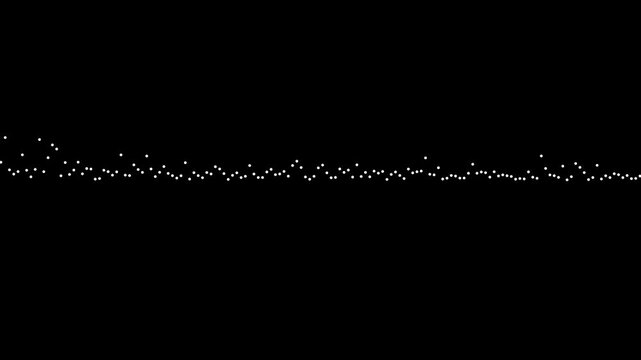 Heartbeat Music Equalizer Animation, Pulsating Audio Waveform with Dynamic Sound Reactive Lines