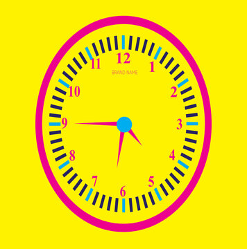 Creative Round Wall Clock with Minimal Modern Aesthetic