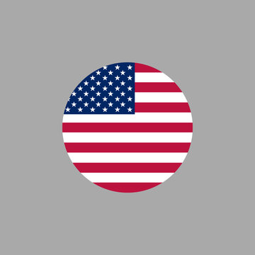 usa flag button