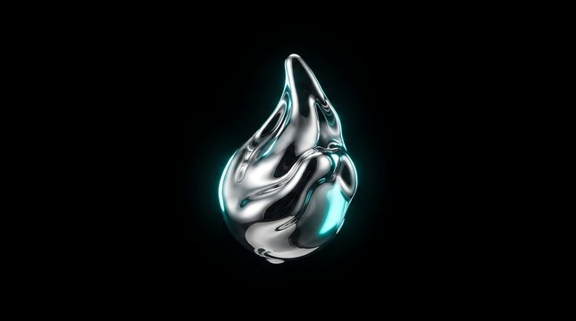 Carbon fiber racing drone on Totally Black Background, Cyan Teal floating three-quarter rotation view, Easy Background Removal Product Shot.