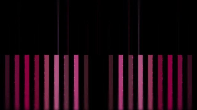VJ Loop Neon Light Bars Motion Graphic Reacting to Music Equalizer Video Background