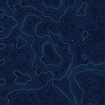 Textura de l&iacute;neas topogr&aacute;ficas azul marino para tranquilo