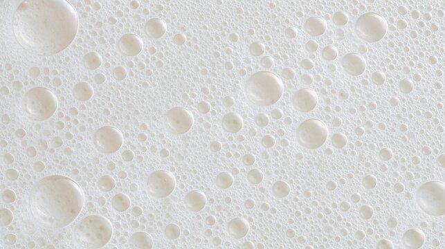 Close-up of a surface covered in small, circular bubbles. the bubbles are of different sizes and shapes, and they are arranged in a random pattern.