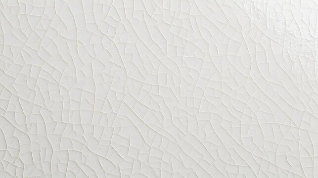 Close-up of a textured surface with a white color. the surface appears to be made up of small, irregularly shaped cracks or crevices that create a criss-cross pattern.