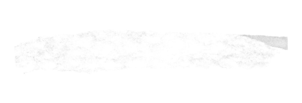 Ripped and peeled white paper banner strip with glue residues or adhesive traces isolated on background, peel-off poster or sticker