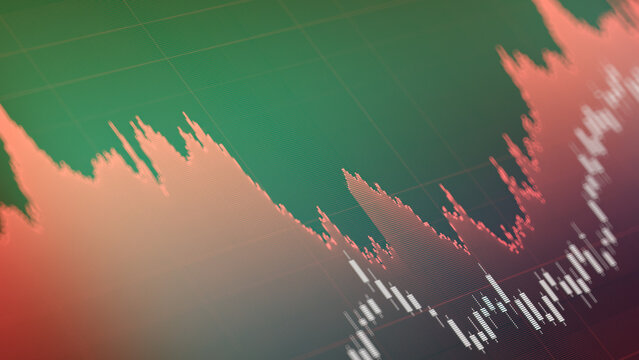 Business abstract graph. 