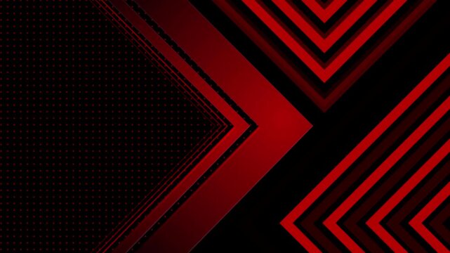 Abstract geometric background chevrons and dotted texture animation, high-contrast modern pattern
