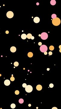 Vertical bokeh overlay loop transparent alpha channel warm pink lights ideal for compositing over live action clips title sequences wedding edits flyers online media and festive promo layers
