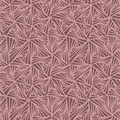 Abstract seamless geometric mocha color vector pattern © prezent