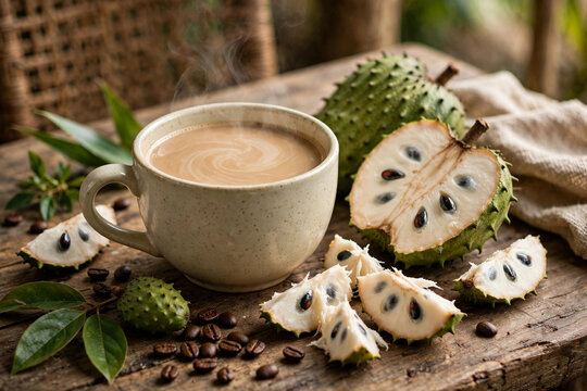 Vietnamese Buon Ma Thuot Robusta Soursop Milk Coffee C&agrave; Ph&ecirc; Sữa Robusta Bu&ocirc;n Ma Thuột Vị M&atilde;ng Cầu