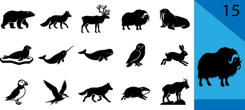 Black snake silhouette icons spider-tailed viper tentacled dragon sunbeam shield-tailed flying elephant rhinoceros boa python krait stiletto twig file editable