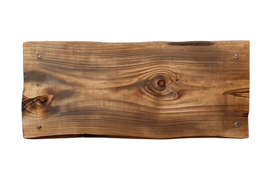 Weathered rectangular wooden plank