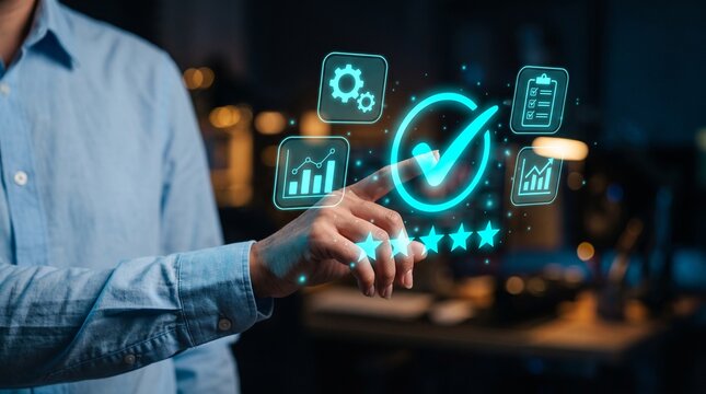 quality control engineer manages digital quality systems, standards compliance, process monitoring, performance tracking, risk prevention, operational consistency, system optimization