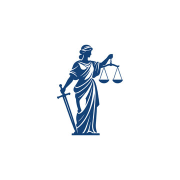 Justice Law Goddess Logo