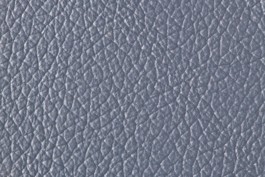 Grey Blue Pebble Grain Leather Texture Surface