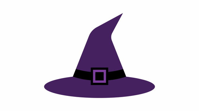 Halloween spooky witch hat for party decoration with pumpkin ghost bat spider cat skeleton haunted night moon autumn patch corn trick treat candy