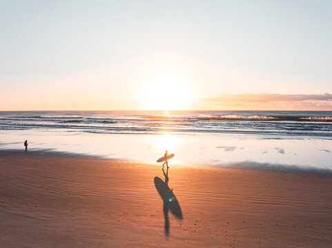 Surfer at Sunrise