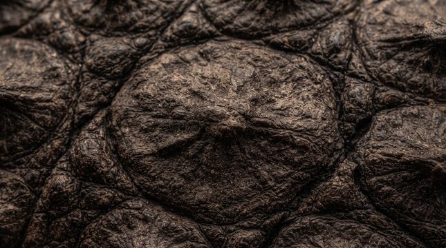 Extreme macro close up of deeply cracked grey rhinoceros skin texture background