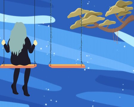 girl on the swing