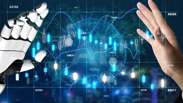 Futuristic Interaction Between Human Hand and Robotic Hand with Stock Market Graph and Data Visualization in a Digital Environment. Entropy.