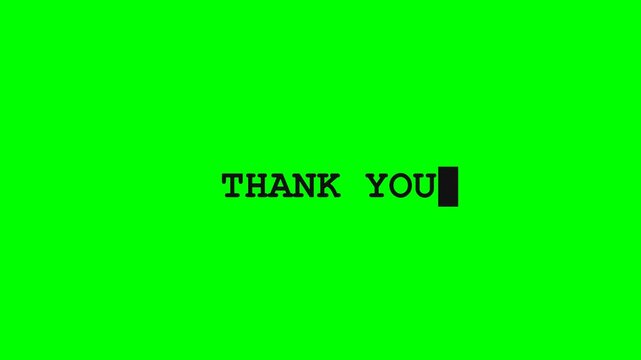 Text types out letter by letter with a blinking terminal cursor.