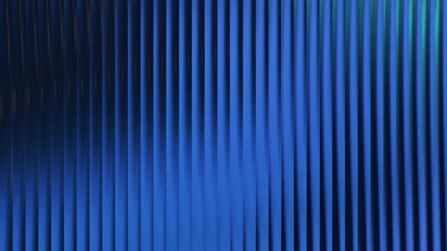 Vertical blue and teal ribbed texture with gradient lighting effects