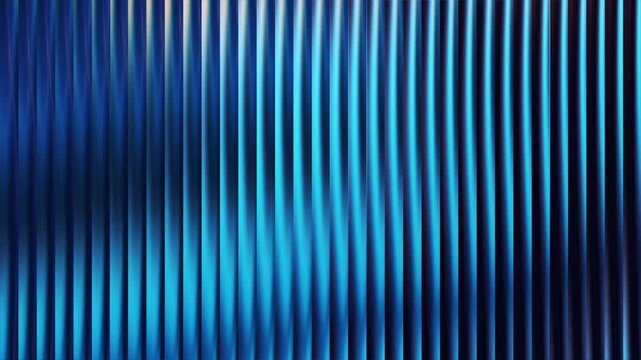 Vertical corrugated metal texture with blue and orange gradient lighting