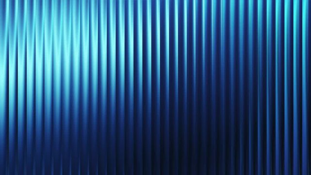 Vertical blue metallic ribbed texture with gradient lighting effects