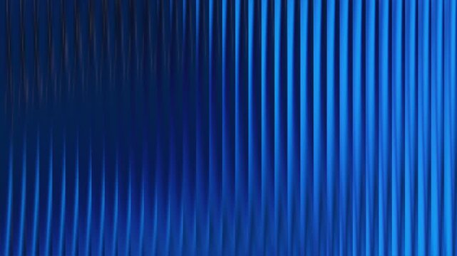 Vertical blue ribbed texture with gradient lighting and shadows