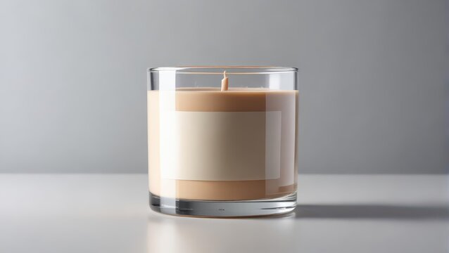 Customizable Label on Candle Mockup, retail visuals