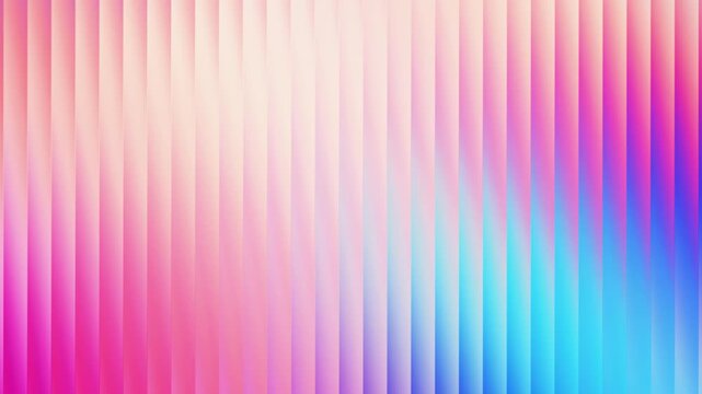 Abstract background with vertical stripes in a gradient of soft pastel colors transitioning from warm pink to cool blue