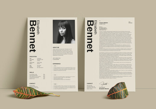 Modern Minimal Resume & CV Template